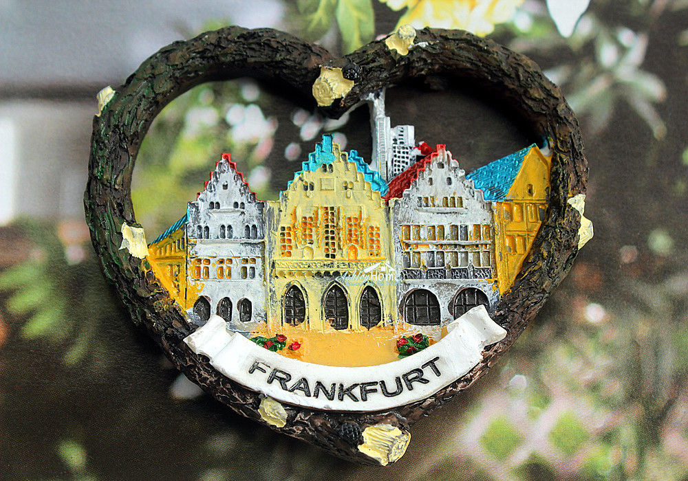 Du lịch Frankfurt - Huy hiệu nam châm 3D