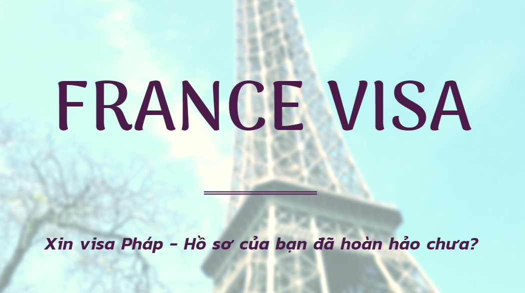 Xin visa Pháp