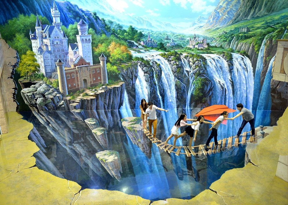Check-in location in Danang - 3D paintings at 3D Art in Paradise