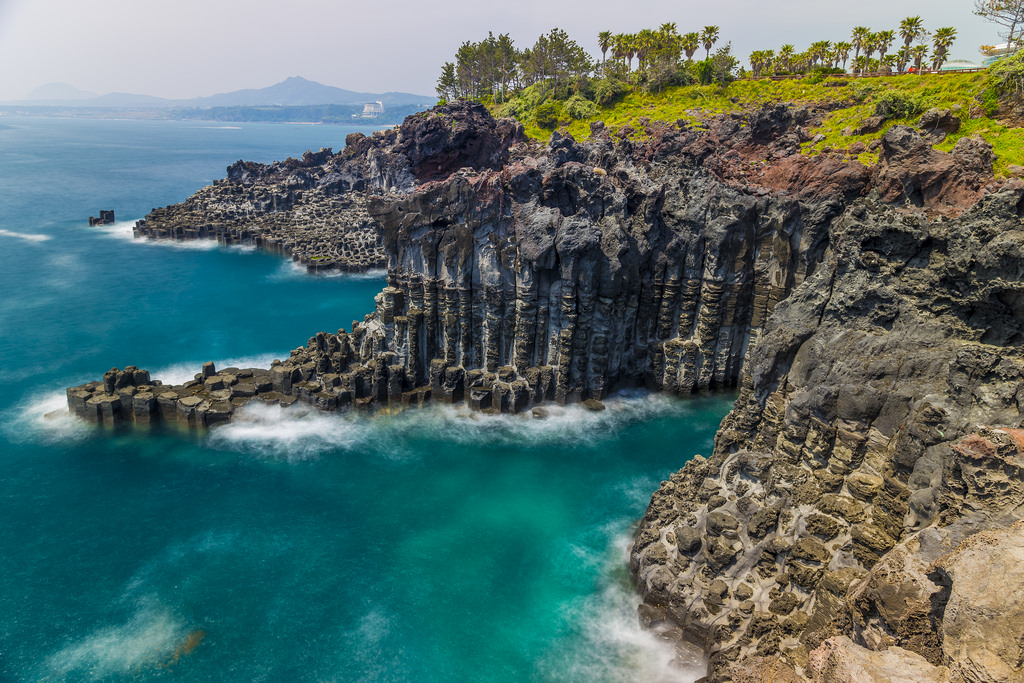 Kinh nghiệm du lịch đảo Jeju - Daepo Jusangjeolli Cliff