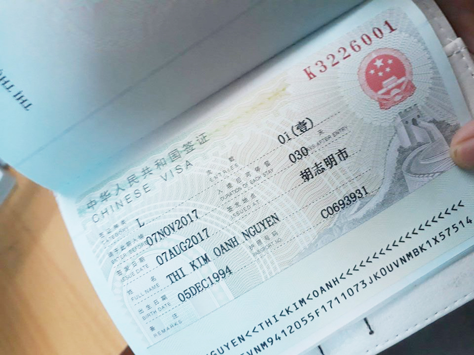 Dịch vụ làm visa Trung Quốc giá rẻ, thủ tục đơn giản