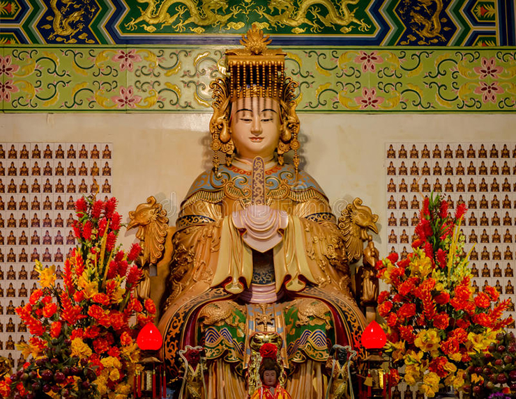 chính điện chùa bà thiên hậu Malaysia