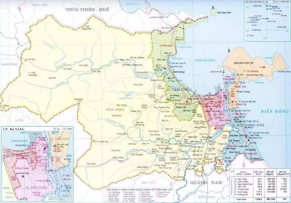 Bản đồ du lịch Đà Nẵng