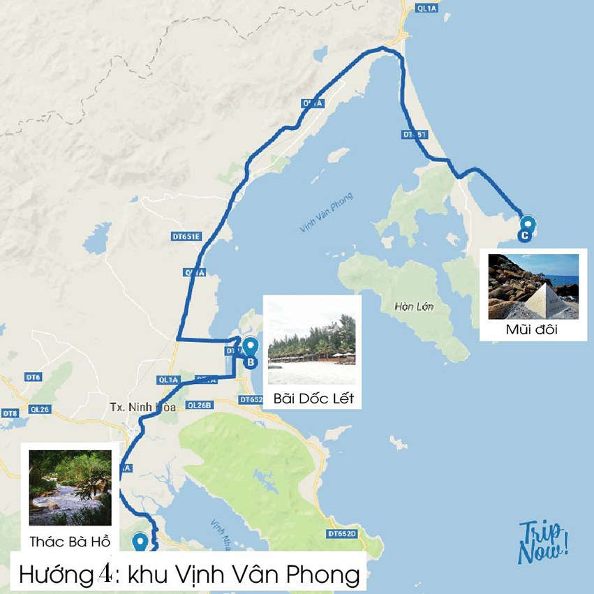 bản đồ du lịch Nha Trang 2019