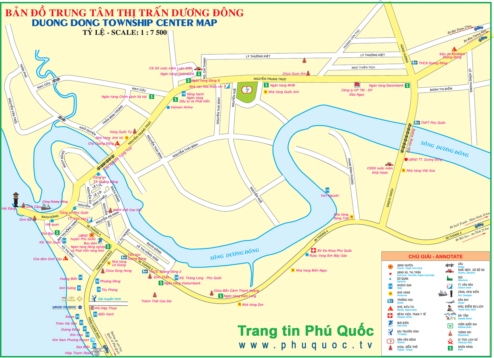 phu quoc tourism map