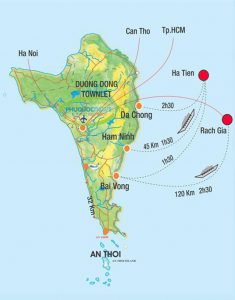 Map of Phu Quoc