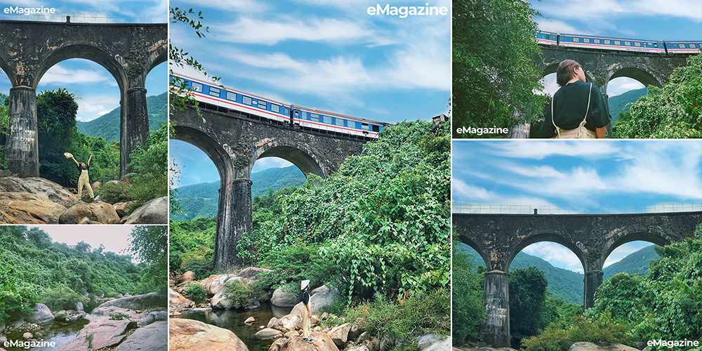 See the beautiful, picturesque Don Ca arch bridge