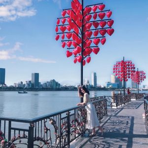 love bridge - Da Nang city center