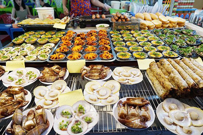 seafood at the Phu Quoc night market