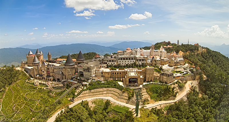 Explore the European-style French village in Ba Na Hills