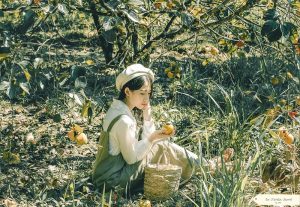 Singing fruit at Da Lat rose garden