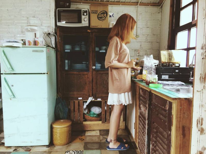 Kitchen of Nha Gio homestay Dalat