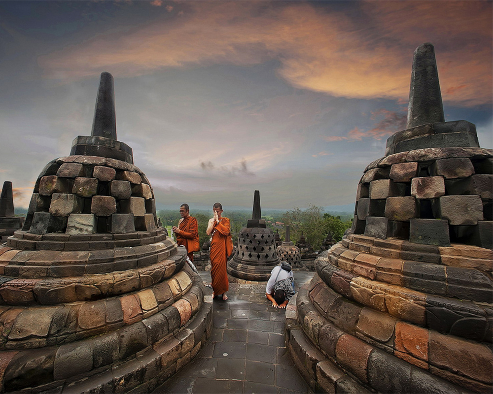 ngôi đền Borobudur