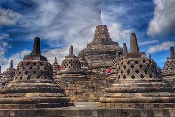 Ngôi đền Borobudur tại indonesia