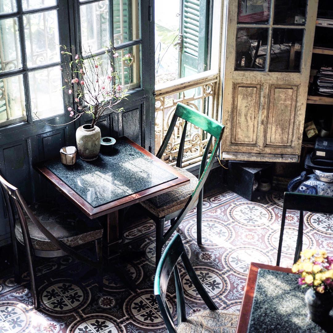 Quán cafe Hà Nội mang phong cách vintage
