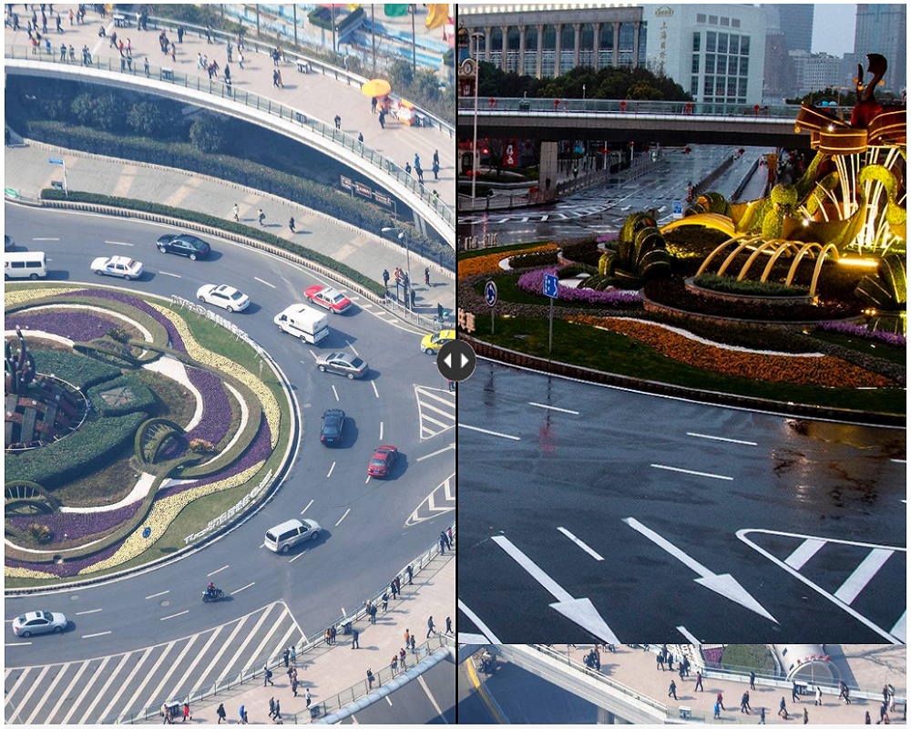 Thành phố Thượng Hải trước và trong tâm dịch bệnh