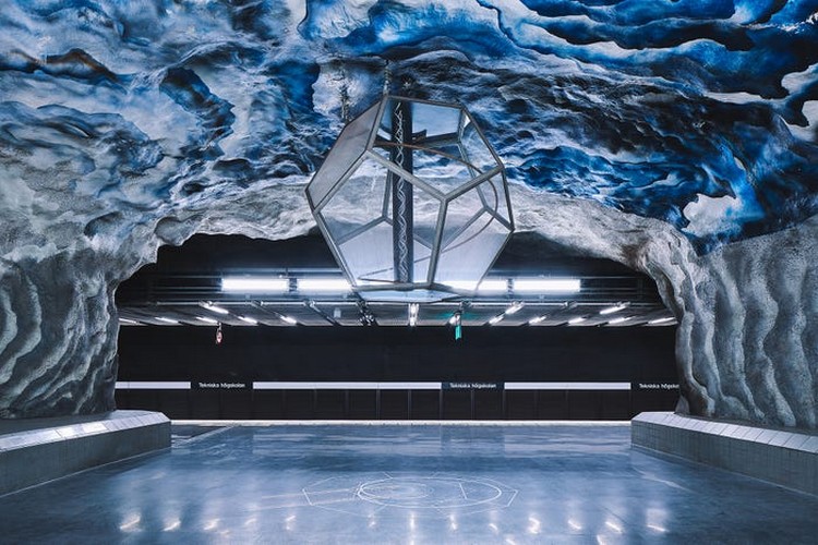 Tham quan ga tàu điện ngầm Stockholm - Thế giới nghệ thuật dưới lòng đất