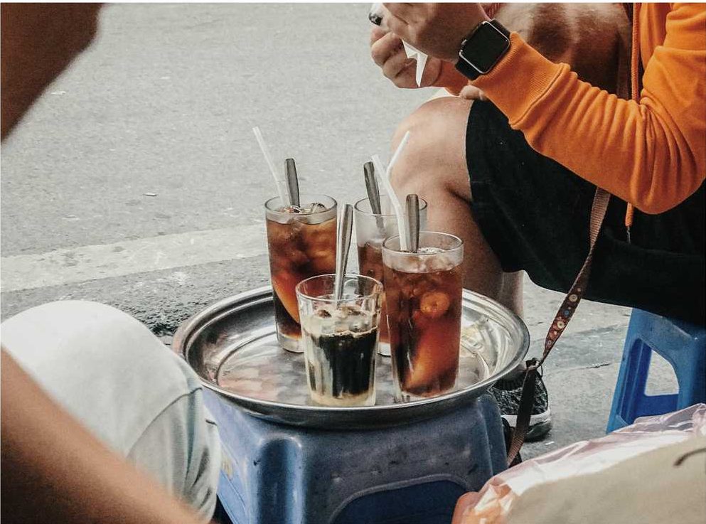 Cà phê trên đường Trần Phú