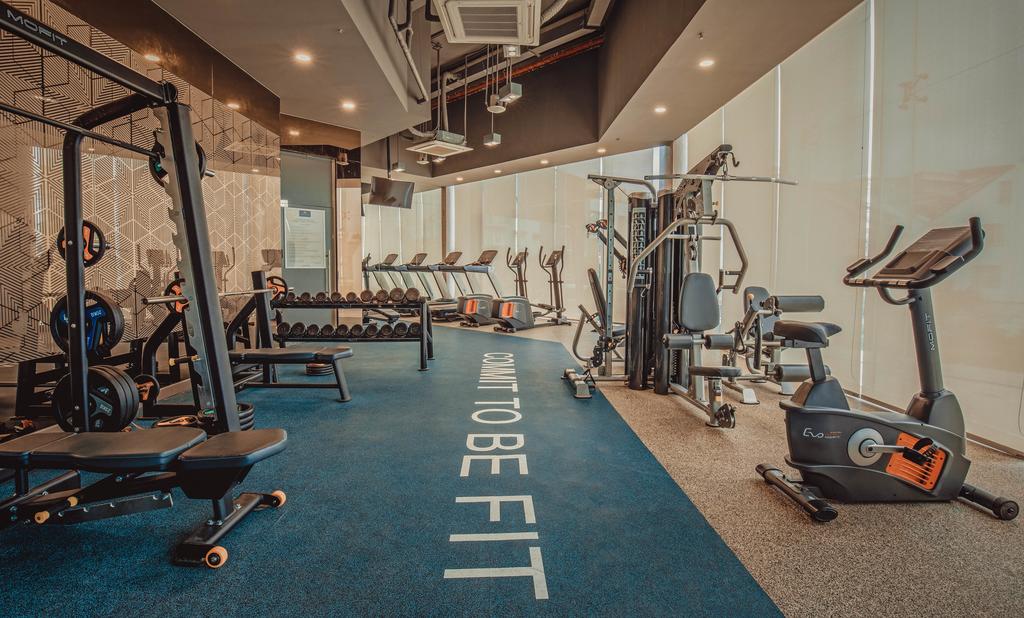 Spacious and fully equipped gym