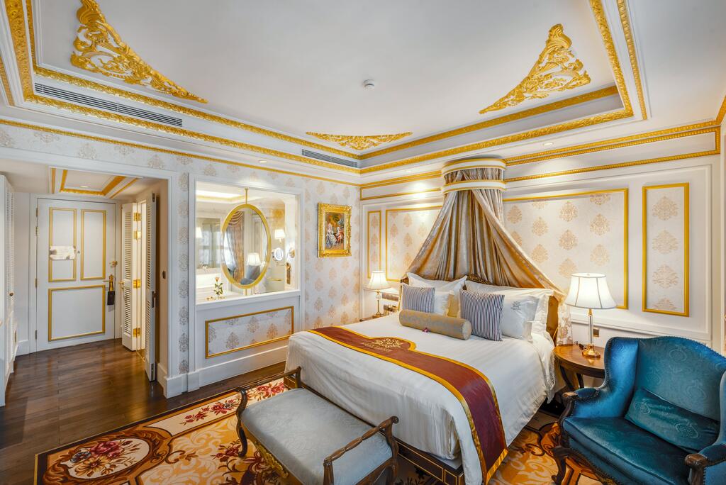Luxury room in Dalat Palace Heritage hotel