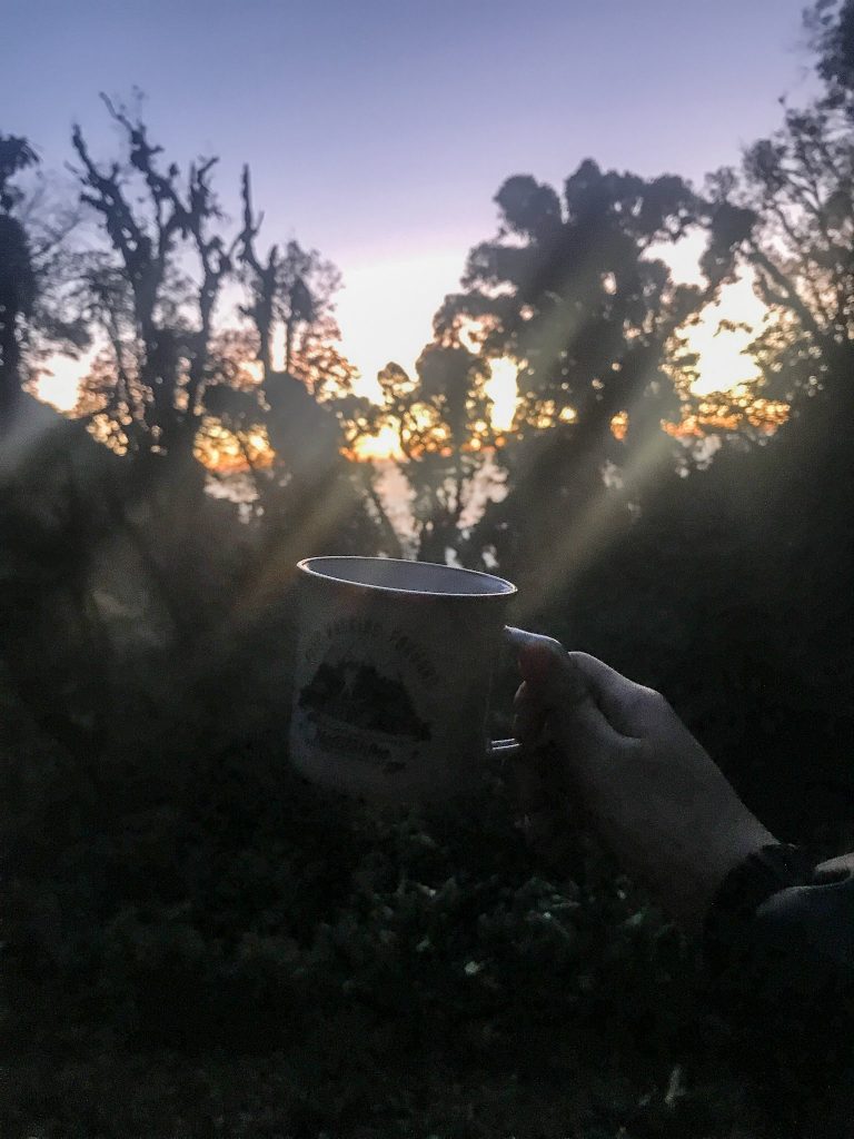 Một chút cà phê trong cái se lạnh của núi rừng Tây Bắc