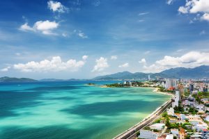 Thành phố Nha Trang nhìn từ trên cao. Ảnh: Efired/Shutterstock