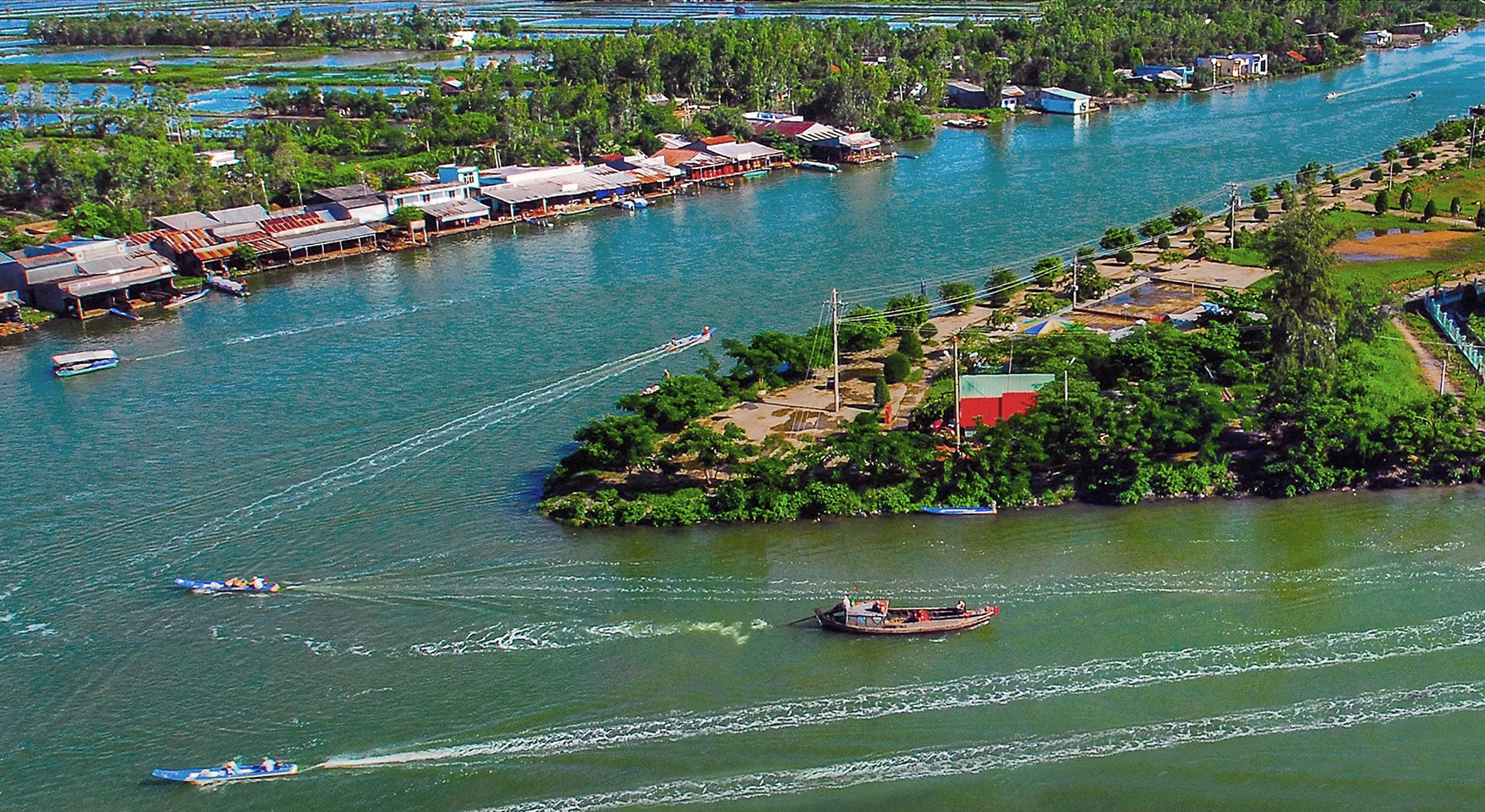 Ngã ba sông Trẹm, huyện Thới Bình, Cà Mau