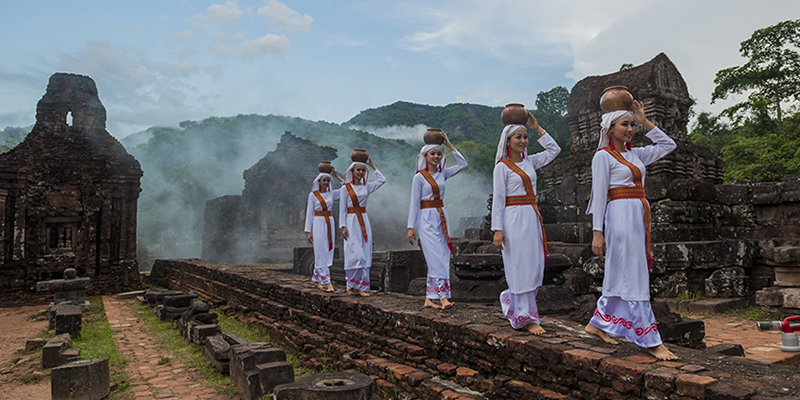 Thánh địa Mỹ Sơn được UNESCO công nhận là Di sản văn hoá thế giới vào năm 1995