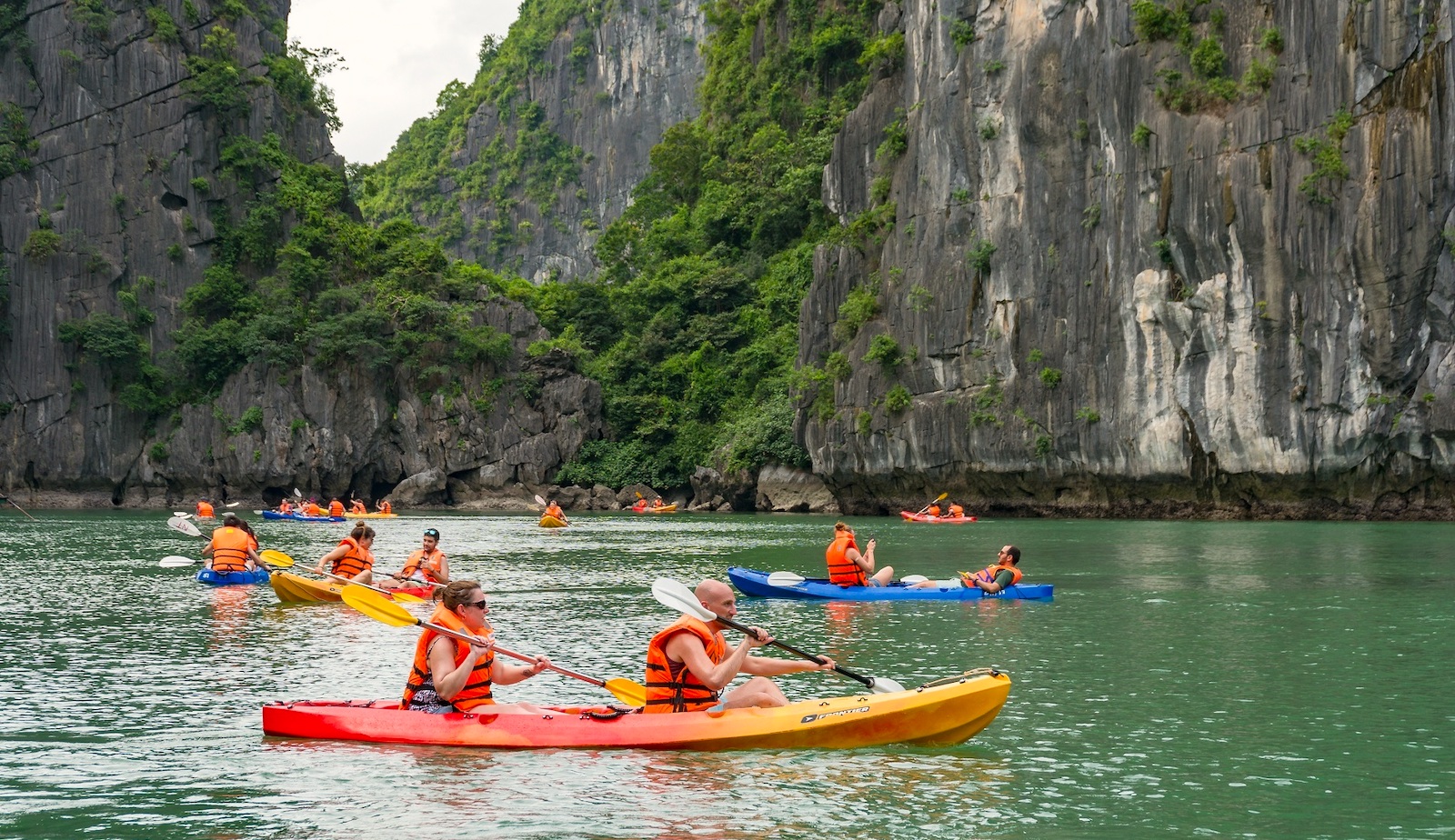 Chèo kayak khám phá vịnh