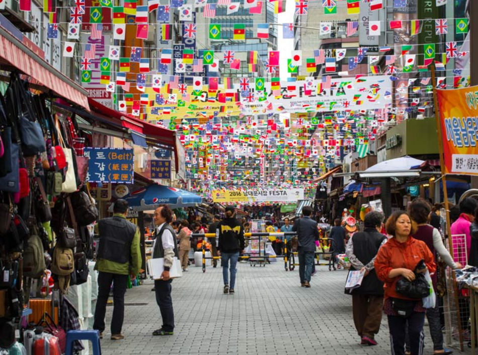  khu chợ Dongdaemun