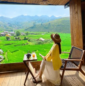 7 quán cà phê ngắm trọn mùa lúa chín Sa Pa đẹp mê mẩn